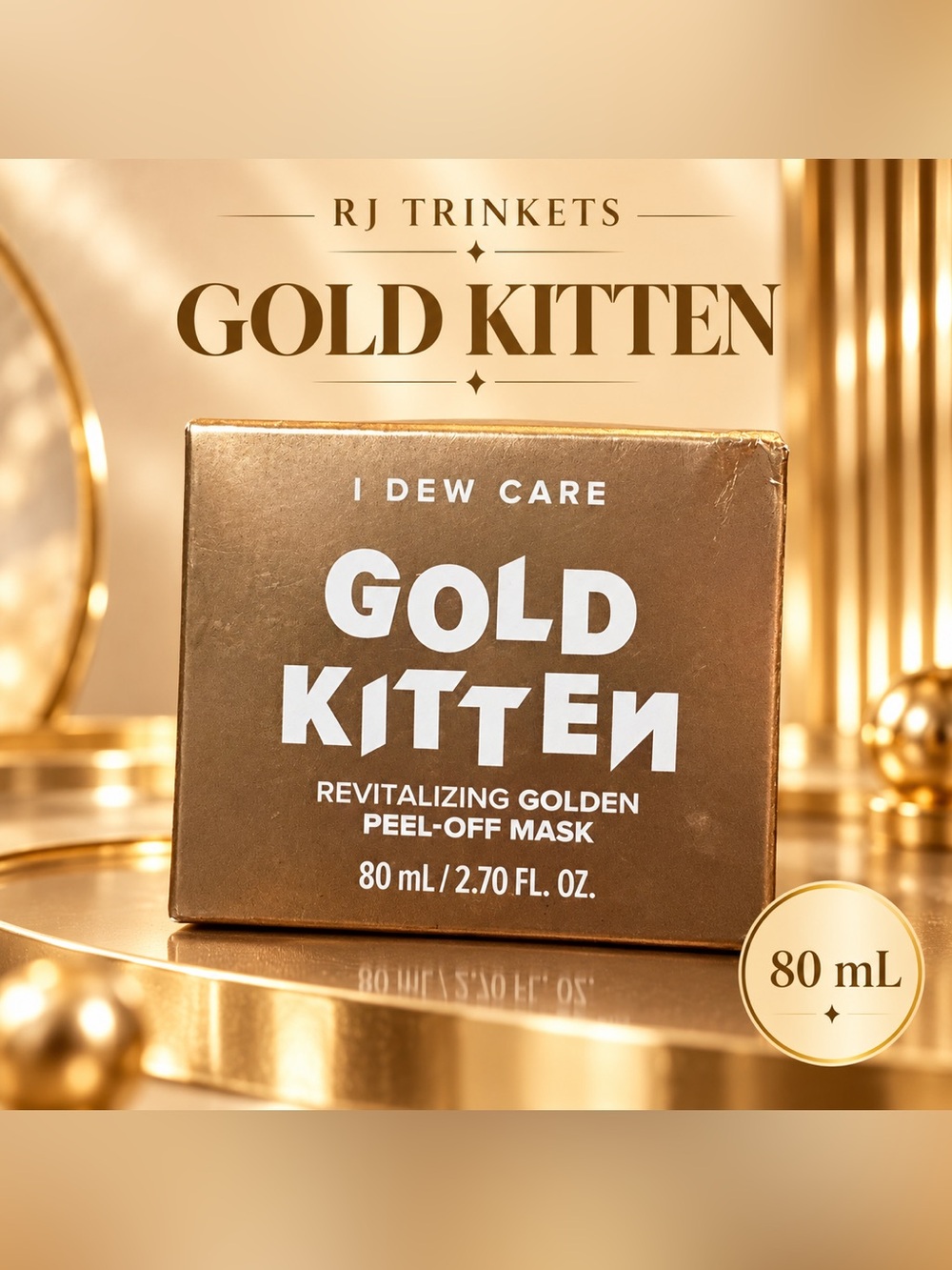 Gold Kitten Revitalizing Golden Peel-Off Mask - Gold